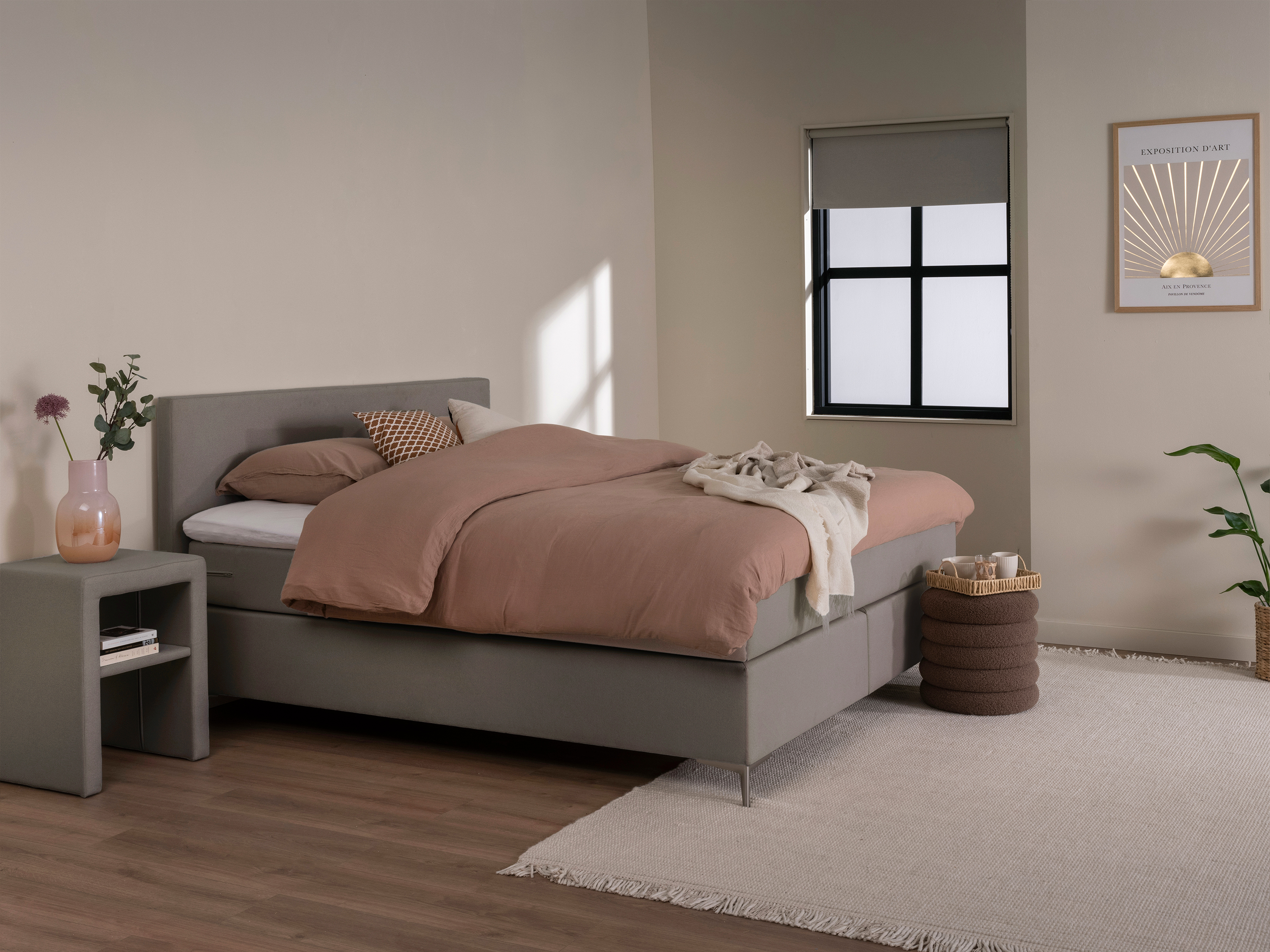 TotaalBED Boxspring Napoli vita voorraad | 160 x 200 cm