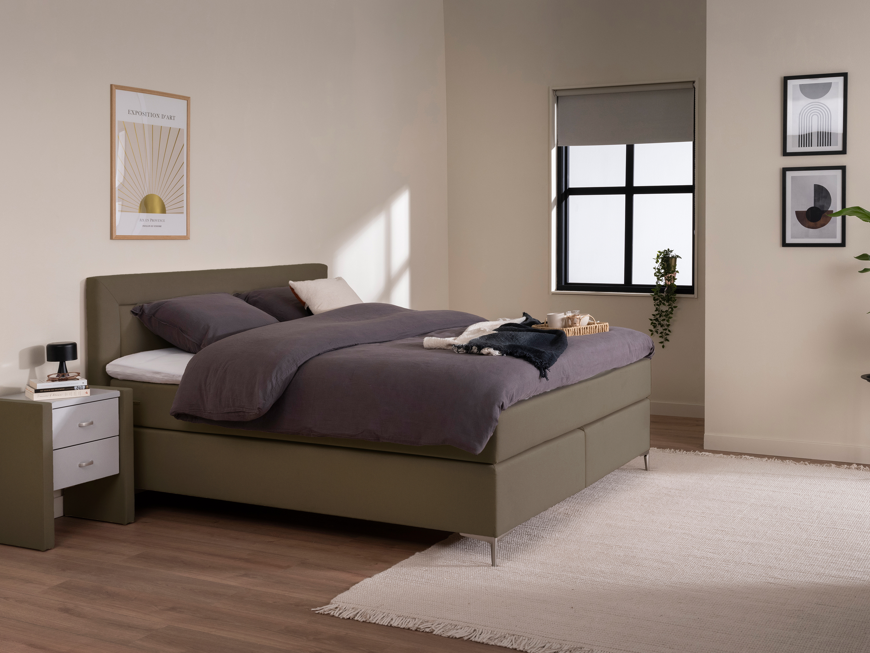 TotaalBED Boxspring Milaan vita