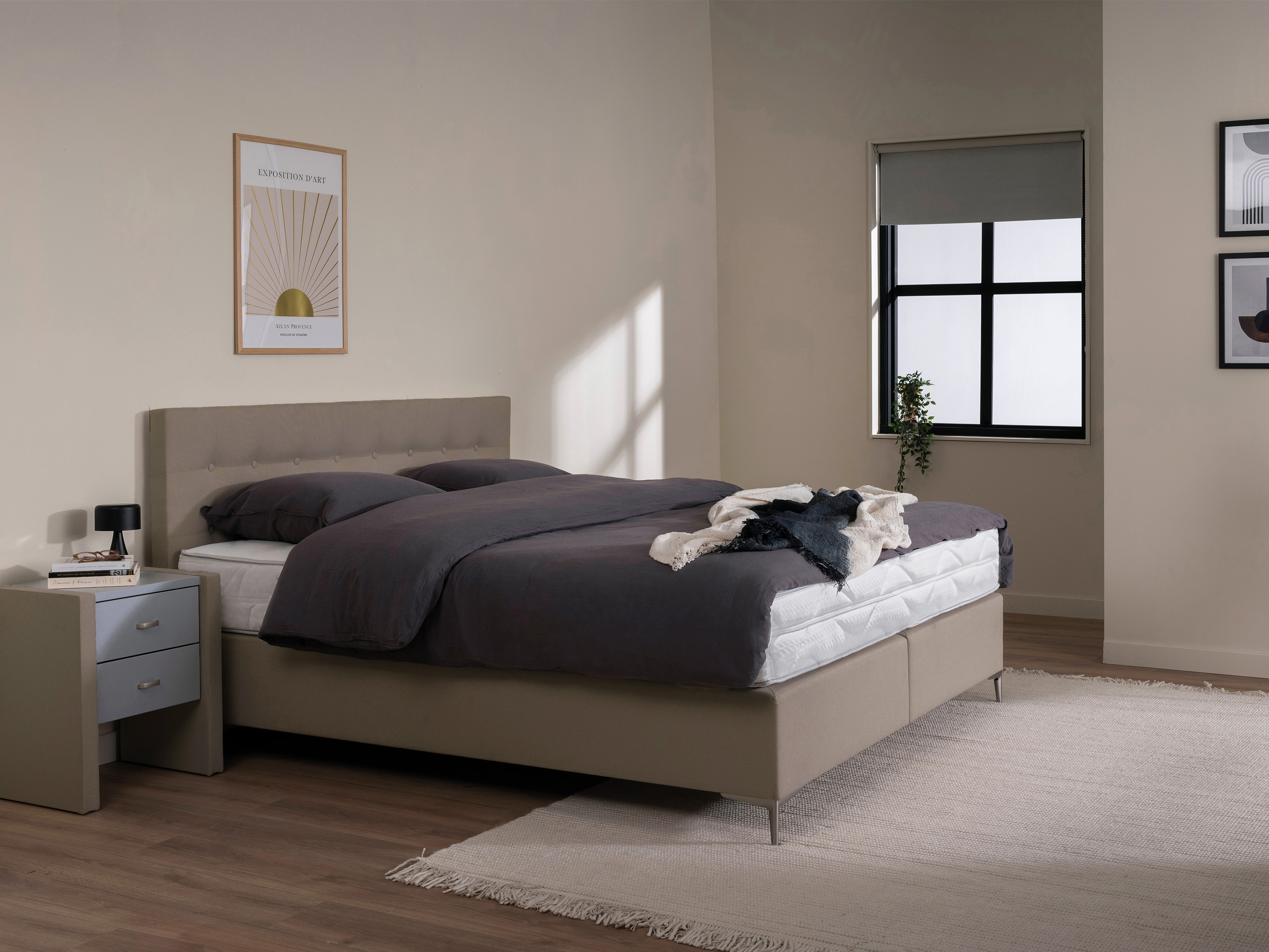 TotaalBED Boxspring Rome lotus