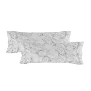 Blanc Set van 2 kussenslopen Essence  Marble &VerticalLine; 