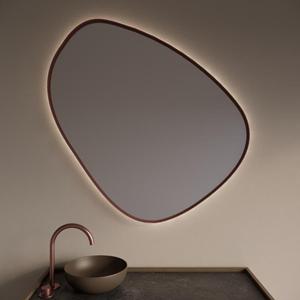 Gliss Design Spiegel  Fenix met Indirecte LED Verlichting en Verwarming 60cm Koper Rose