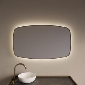Gliss Design Spiegel  Epos met Indirecte LED Verlichting en Verwarming 160x70cm Mat Goud