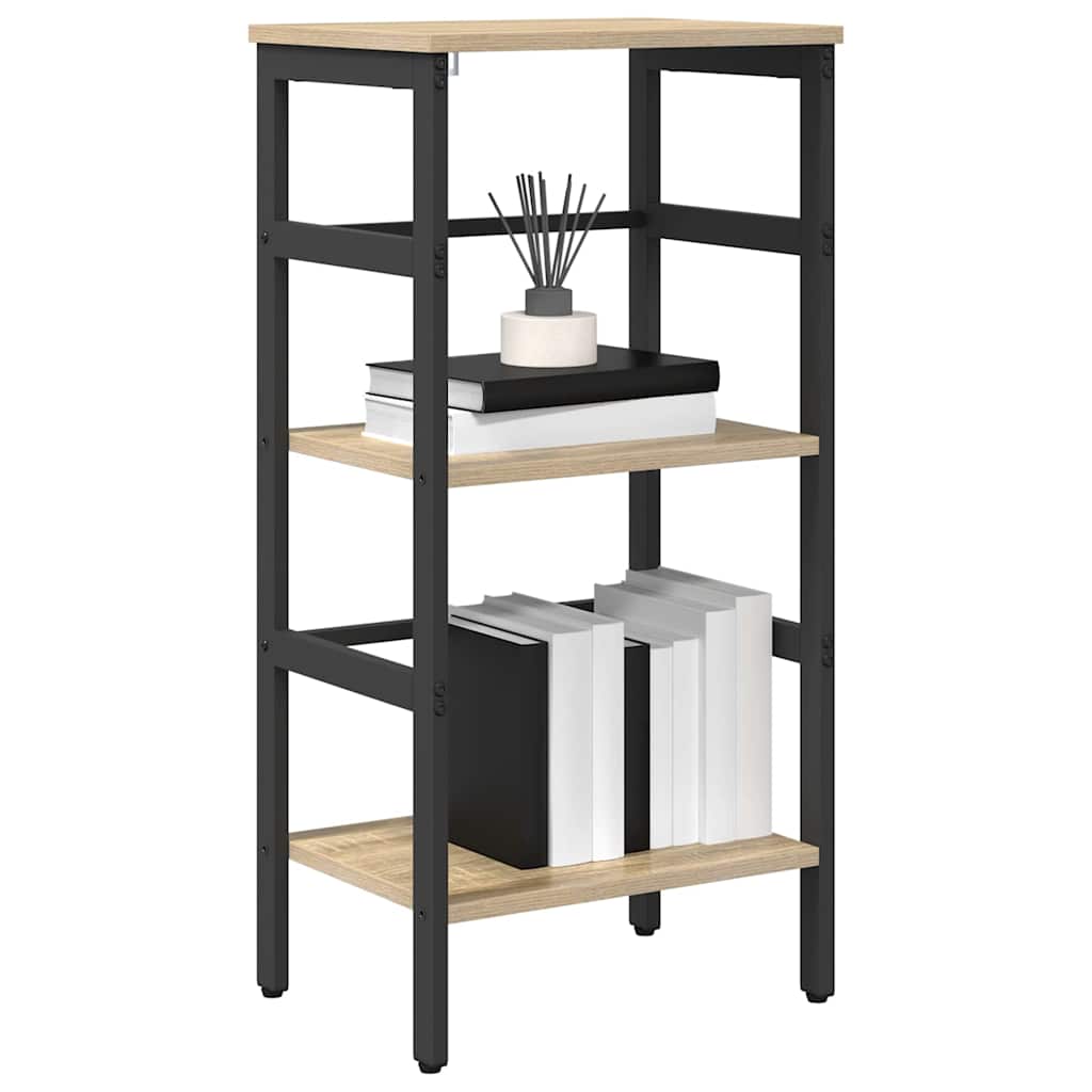 vidaXL Boekenkast Sonoma Eiken 40 x 29,5 x 81 cm Bewerkt hout