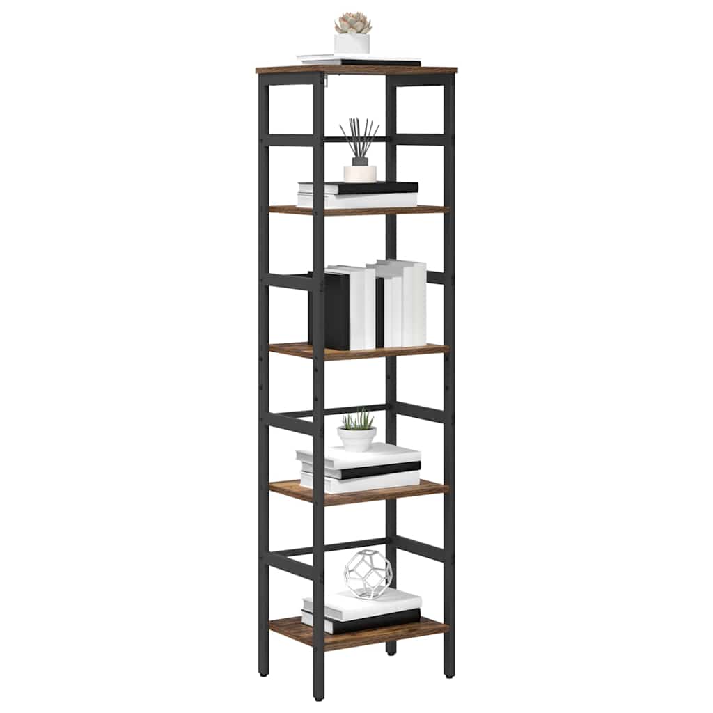 vidaXL Boekenkast Oud Hout 40 x 29,5 x 149 cm Bewerkt hout