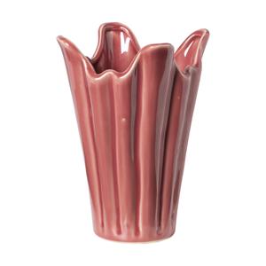 Xenos Vaas tulp - rood - &oslash;14.5x20.5 cm