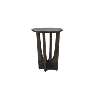 Tower Living Ronde Bijzettafel Fermo Mangohout, 40cm - Bruin