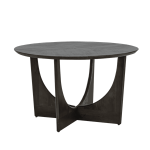 Tower Living Ronde Eettafel Fermo Mangohout, 130cm - Bruin