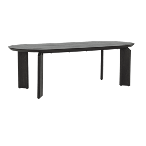 Tower Living Ovale Eettafel Allure Eiken, 220 x 100cm - Espresso