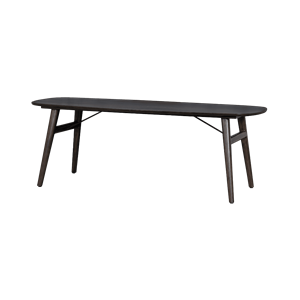 Tower Living Deens Ovale Eettafel Aura Acaciahout, 180 x 90cm - Espresso