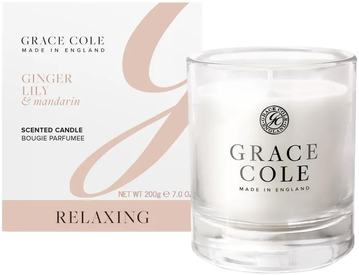 Grace Cole Ginger Lily & Mandarin Scented Candle