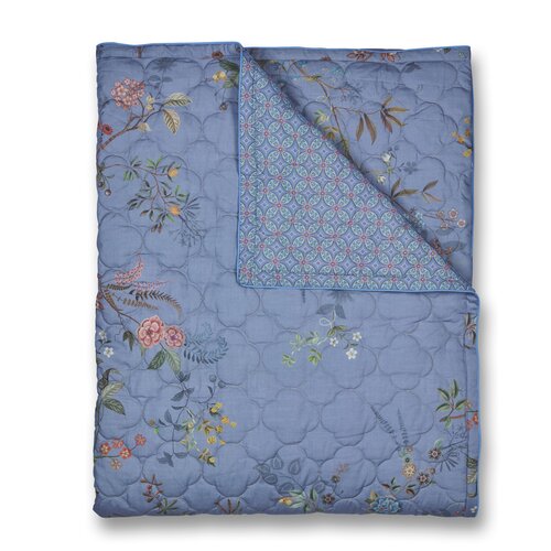 Pip Studio Bustani Quilt Blauw 150x200 cm