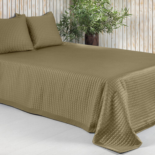 Dommelin Sprei Chicago Satijn 300TC Brons 260x280 cm