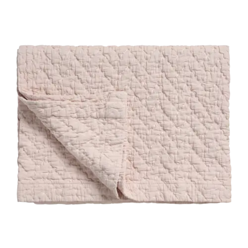 Vandyck Pure 10 G.Dyed bedsprei 260x260 Light Pink