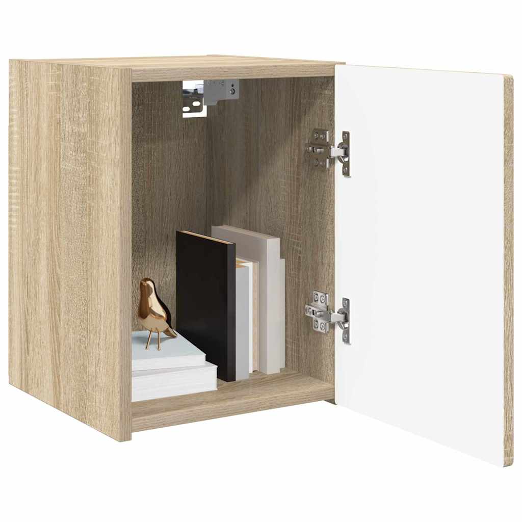 vidaXL TV Wandkast Wandgemonteerd Sonoma 30 x 31 x 40 cm Bewerkt hout