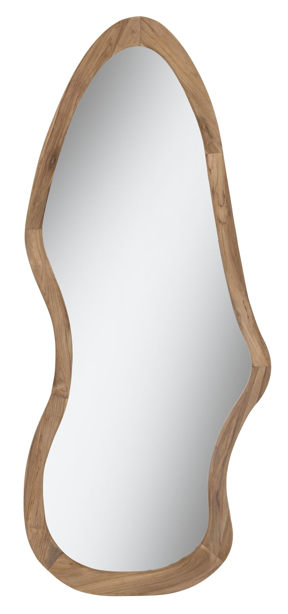 MUST Living Organische Spiegel Mateo Teakhout, 200 x 85cm - Bruin - Passpiegel